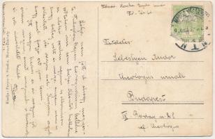 1916 Marosvásárhely, Targu Mures; Részlet a Széchenyi térből, Bocsánczy Márton üzlete. Porjes S. Sán...