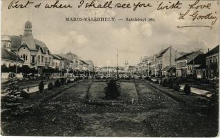 1911 Marosvásárhely, Targu Mures; Széchenyi tér. Révész Béla kiadása / square