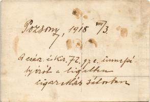 1918 Pozsony, Pressburg, Bratislava; Cs. és kir. 72. gyalogezred ünnepélye a ligetben, sátor hölgyek...