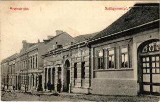 1909 Szilágysomlyó, Simleu Silvaniei; Megyeház utca. Sternberg Ignác kiadása / street