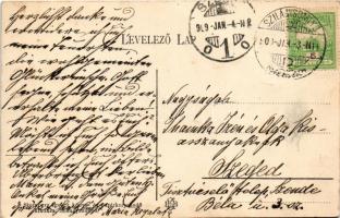 1909 Szilágysomlyó, Simleu Silvaniei; Megyeház utca. Sternberg Ignác kiadása / street