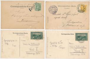 4 db RÉGI bosnyák képeslap / 4 pre-1945 Bosnian postcards: folklore, Dol. Tuzla, Banjaluka, Mostar +...