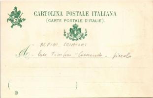 3. Reggimento Alpini. Doyen di L. Simondetti / Italian military art postcard, Alpine Regiment with s...