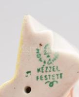 Hollóházi bölcs bagoly. Terv.: Balogh Béla. Jelzett, m: 9,5 cm