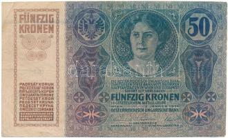 1914. 50K "1021 576258" felülbélyegzés nélkül T:F Adamo K24
