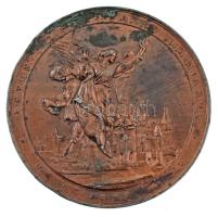 1896. "Jubileumi emlékérem" bronzozott fehérfém emlékérem. "Magyarország ezeréves fen...