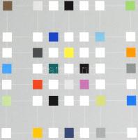 Ottó László (1966-): Origo-metrum Projection [20241125] . Akril, vászon, jelzett a hátoldalán. Egyéb...