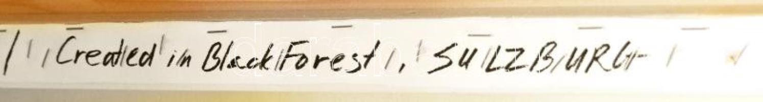 Ottó László (1966-): Origo-metrum-playing[14+24 Fibonacci] [20241121]. Akril, vászon, jelzett a háto...