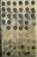 ~220db-os magyar és külföldi érmetétel használt állapotú berakólapokon T:vegyes
~220pcs Hungarian a...