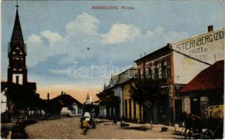 Marosludas, Ludosul de Mures, Ludus; Fő utca, Sternberg Izidor üzlete. Glück József kiadása / main street, shops (EK)