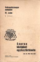 Házi Jenő, vitéz: 
Sopron középkori egyháztörténete. (Dedikált.)
Sopron, 1939. Székely és Társa Ny...
