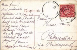 1919 Kőrös, Krizevac, Krizevci; Kolodvor / vasútállomás. W.L. Bp. 1579. / railway station (EK)