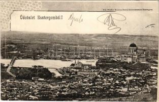 1905 Esztergom, Bazilika, híd. Kardos Dezső kiadása