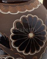 Magyarszombatfai padlóváza. Mázas kerámia padlóváza, jelzés nélkül, m: 62 cm /// KIZÁRÓLAG SZEMÉLYES...