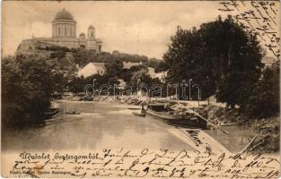 1904 Esztergom, bazilika, hajó. Stromf Ignác kiadása (fl)