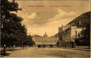 Brassó, Kronstadt, Brasov; Rezső körút. W.L. 138. / Rudolfsring / street (Rb)