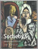 Sotheby's modern német és osztrák művészeti árverésének katalógusa, 2005. Angol nyelven. 100 p. Kiadói papírkötés, számos színes képpel illusztrált.