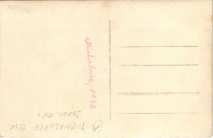 1932 Nagymihály, Michalovce; strand nyaralókkal / beach. photo