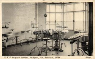 Budapest XIV. Uzsoki utcai kórház műtő