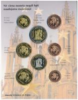 Litvánia 2004. 1c-2E (8xklf) próbaveret forgalmi sor karton dísztokban T:UNC
Lithuania 2004. 1 Cent...
