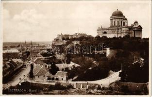 1929 Esztergom, Bazilika, látkép. Müller J. kiadása