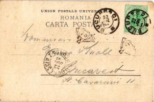 1900 Bucharest, Bukarest, Bucuresti, Bucuresci; Magasinul general de Paris / shop (Rb)