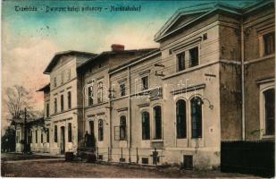 1917 Trzebinia, Tchebin (Galizien); Dworzec koleji potnocny / Nordbahnhof / railway station (EK)