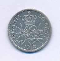 Románia 1910. 50b Ag "I. Károly" T:VF
Romania 1910. 50 Bani Ag "Charles I" C:VF...