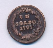 Olasz Államok / Milánó 1777S 1S Cu "Mária Terézia" T:F, patina
Italian States / Milan 177...