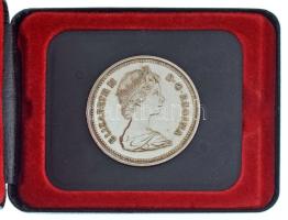 Kanada 1972. 1D Ag "II. Erzsébet" eredeti műbőr dísztokban T:UNC 
Canada 1972. 1 Dollar A...