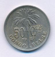 Belga-Kongó 1927. 50C Cu-Ni "I. Albert" T:VF
Belgian Congo 1927. 50 Centimes Cu-Ni "...