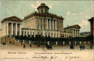 1904 Moscow, Moscou; Musée Roumiantzeff / Rumyantsev museum (EK)