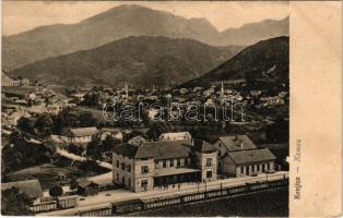 1909 Konjic, Bahnhof / railway station (Rb)