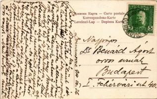 1914 Domanovici, Kaserne / K.u.k. military barracks (EK) + "K. UND K. MILIT. POST DOMANOVIC&quo...