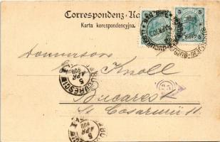 1900 Lviv, Lwów, Lemberg; Plac Maryacki / Marienplatz / square (Rb)