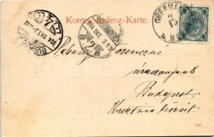 1904 Merano, Meran (Südtirol); Stadt-Theater / theatre, shop of Josef Moser