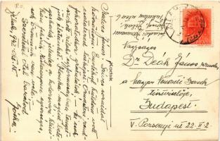 1942 Zilah, Zalau; villa (?) photo (vágott / cut)