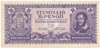 1946. 10.000.000BP T:XF,VF folt Adamo P38, Krause P#135