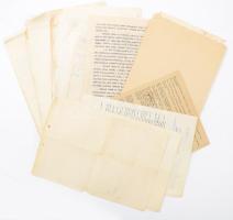 cca 1900-1940 Nagy reklám tétel, főleg fejléces számlák, reklám nyomtatványok, levélpapírok de elég sok más jellegű okmány is 100 db