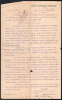 1931 A tihanyi kálvária részére Budapest főváros által felajánlott Golgota átadásához díszes oklevél...