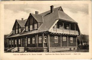 1936 Kommandó, Comandou; bárói lak, vadászkastély / Casa de vanatoare a Dl. Baron Groedel / hunting lodge. Foto Adler Oscar (EK)