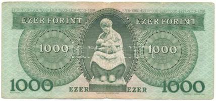 1983. március 25. 1000Ft "A 92177920" T:F hajtás mentén kis szakadás
Adamo F44