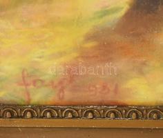 Fayl (Fáyl) Frigyes (1889-1953): Házikó a tisztáson. Pasztell, papír, jelezve balra lent. Dekoratív,...