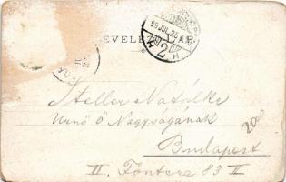 1899 (Vorläufer) Torockó, Rimetea; Toroczkóvár romjai, Toroczkó a Székelykővel / castle ruins. Art N...