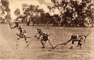 1937 Aboriginals Tracking. Kerry, Sydney / Ausztrál bennszülöttek (EB)