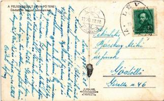 1938 Léva, Levice; bevonulás, Vámos, Trebitsch, Borcsányi és Csernák üzlete / entry of the Hungarian...