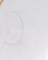 Iparművész tyúk alakos mécsestartó, jelzett, m: 12 cm