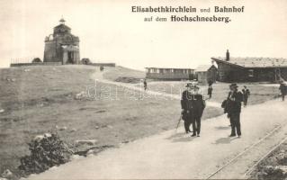 Hochschneeberg with church and railway station