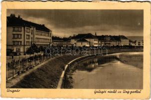 1939 Ungvár, Uzshorod, Uzhorod; Galagói részlet az Ung parttal / riverside (EK)