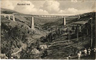 Csíkgyimes, Gyimes, Ghimes; Karakói híd. Antal György kiadása / Caracau railway bridge (kis szakadás / small tear)